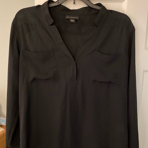 Metaphor long sleeve/ 3/4 roll blouse - Picture 1 of 3